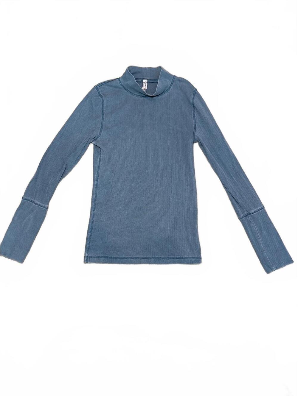 Free People ribbed long sleeve mock neck- woman’s small